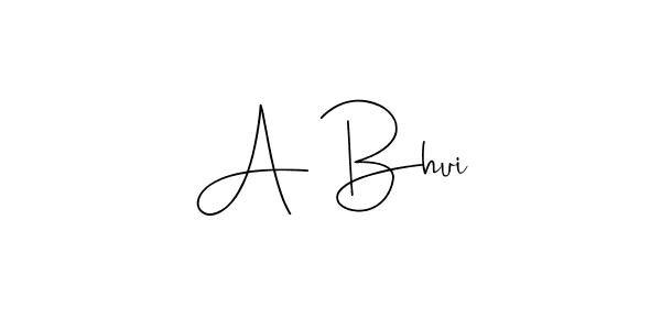 Similarly Andilay-7BmLP is the best handwritten signature design. Signature creator online .You can use it as an online autograph creator for name A Bhui. A Bhui signature style 4 images and pictures png