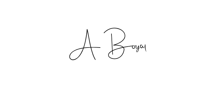 It looks lik you need a new signature style for name A Boyal. Design unique handwritten (Andilay-7BmLP) signature with our free signature maker in just a few clicks. A Boyal signature style 4 images and pictures png
