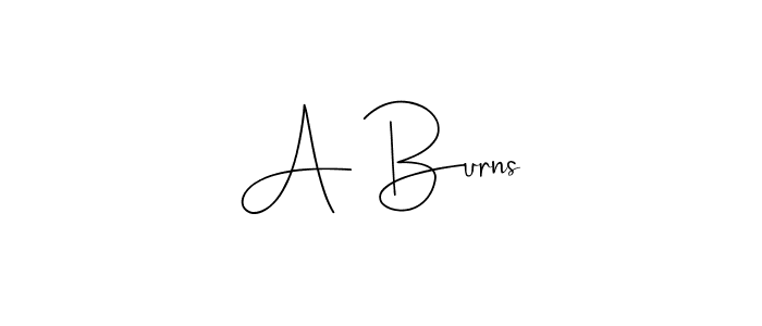 It looks lik you need a new signature style for name A Burns. Design unique handwritten (Andilay-7BmLP) signature with our free signature maker in just a few clicks. A Burns signature style 4 images and pictures png