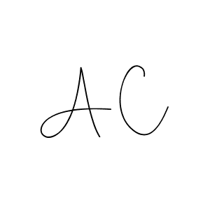 The best way (Andilay-7BmLP) to make a short signature is to pick only two or three words in your name. The name A C include a total of six letters. For converting this name. A C signature style 4 images and pictures png