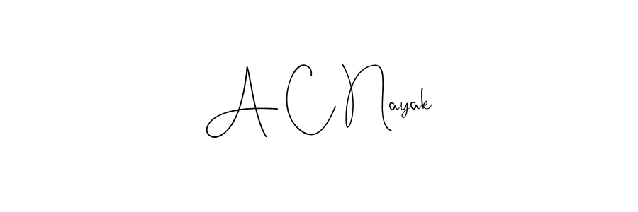 if you are searching for the best signature style for your name A C Nayak. so please give up your signature search. here we have designed multiple signature styles  using Andilay-7BmLP. A C Nayak signature style 4 images and pictures png