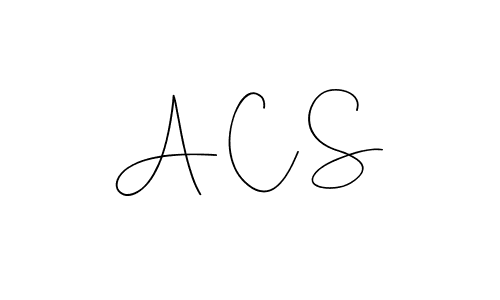 A C S stylish signature style. Best Handwritten Sign (Andilay-7BmLP) for my name. Handwritten Signature Collection Ideas for my name A C S. A C S signature style 4 images and pictures png