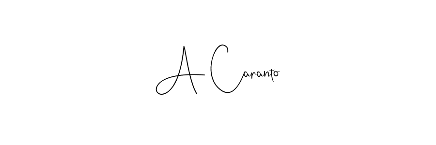 The best way (Andilay-7BmLP) to make a short signature is to pick only two or three words in your name. The name A Caranto include a total of six letters. For converting this name. A Caranto signature style 4 images and pictures png
