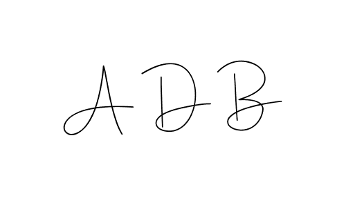 How to make A D B signature? Andilay-7BmLP is a professional autograph style. Create handwritten signature for A D B name. A D B signature style 4 images and pictures png