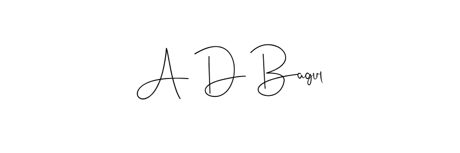 Use a signature maker to create a handwritten signature online. With this signature software, you can design (Andilay-7BmLP) your own signature for name A D Bagul. A D Bagul signature style 4 images and pictures png