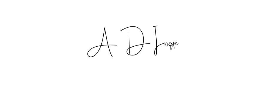 Make a beautiful signature design for name A D Ingle. Use this online signature maker to create a handwritten signature for free. A D Ingle signature style 4 images and pictures png