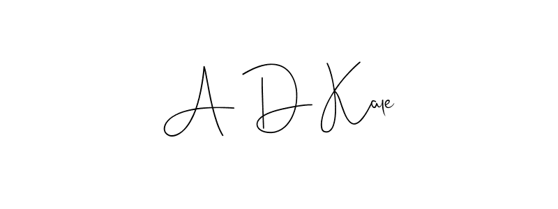 How to make A D Kale signature? Andilay-7BmLP is a professional autograph style. Create handwritten signature for A D Kale name. A D Kale signature style 4 images and pictures png