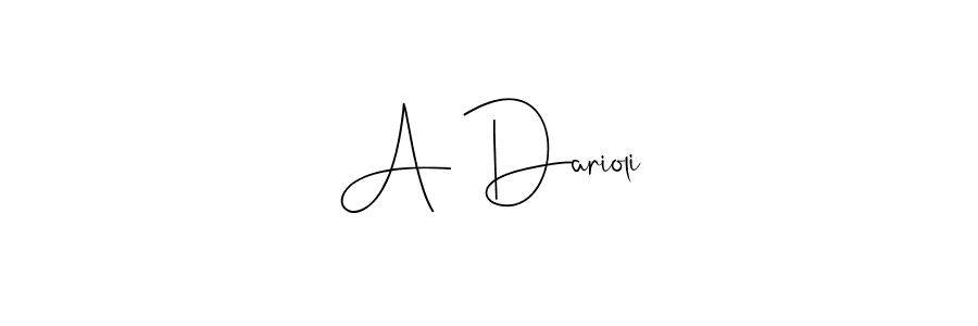 if you are searching for the best signature style for your name A Darioli. so please give up your signature search. here we have designed multiple signature styles  using Andilay-7BmLP. A Darioli signature style 4 images and pictures png
