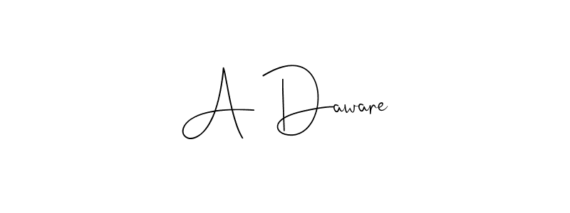 Make a beautiful signature design for name A Daware. Use this online signature maker to create a handwritten signature for free. A Daware signature style 4 images and pictures png