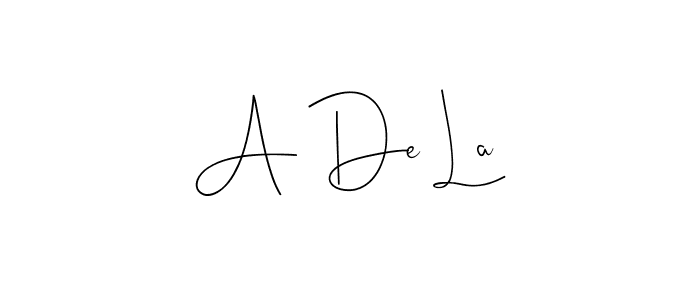 if you are searching for the best signature style for your name A De La. so please give up your signature search. here we have designed multiple signature styles  using Andilay-7BmLP. A De La signature style 4 images and pictures png