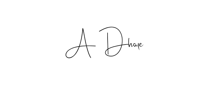 The best way (Andilay-7BmLP) to make a short signature is to pick only two or three words in your name. The name A Dhale include a total of six letters. For converting this name. A Dhale signature style 4 images and pictures png