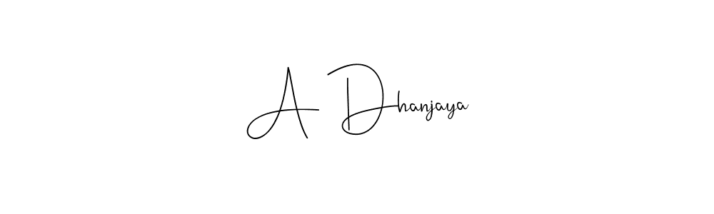 Best and Professional Signature Style for A Dhanjaya. Andilay-7BmLP Best Signature Style Collection. A Dhanjaya signature style 4 images and pictures png