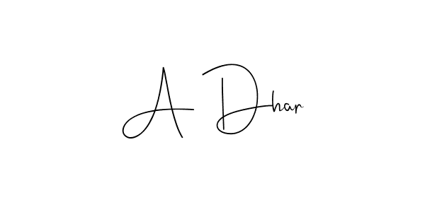 You can use this online signature creator to create a handwritten signature for the name A Dhar. This is the best online autograph maker. A Dhar signature style 4 images and pictures png