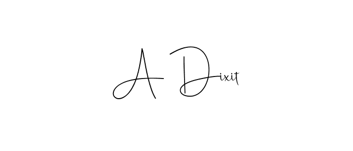 Make a beautiful signature design for name A Dixit. With this signature (Andilay-7BmLP) style, you can create a handwritten signature for free. A Dixit signature style 4 images and pictures png