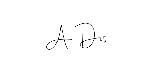 This is the best signature style for the A Dutt name. Also you like these signature font (Andilay-7BmLP). Mix name signature. A Dutt signature style 4 images and pictures png