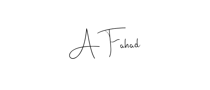 Make a beautiful signature design for name A Fahad. Use this online signature maker to create a handwritten signature for free. A Fahad signature style 4 images and pictures png