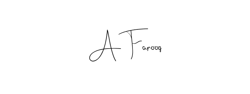 You should practise on your own different ways (Andilay-7BmLP) to write your name (A Farooq) in signature. don't let someone else do it for you. A Farooq signature style 4 images and pictures png