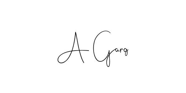 Use a signature maker to create a handwritten signature online. With this signature software, you can design (Andilay-7BmLP) your own signature for name A Garg. A Garg signature style 4 images and pictures png