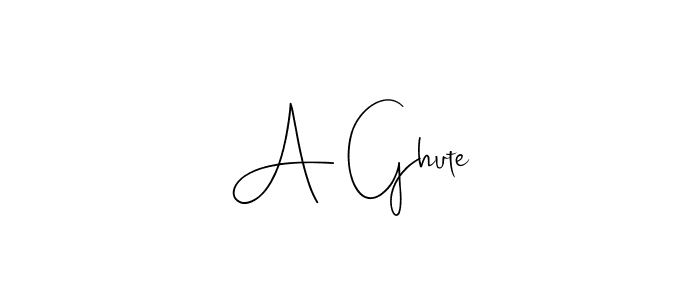 Best and Professional Signature Style for A Ghute. Andilay-7BmLP Best Signature Style Collection. A Ghute signature style 4 images and pictures png