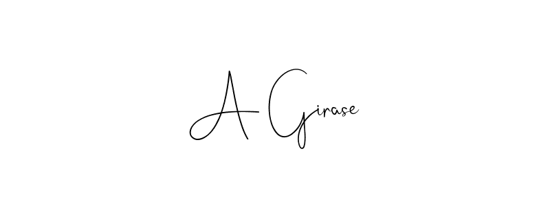 Make a short A Girase signature style. Manage your documents anywhere anytime using Andilay-7BmLP. Create and add eSignatures, submit forms, share and send files easily. A Girase signature style 4 images and pictures png