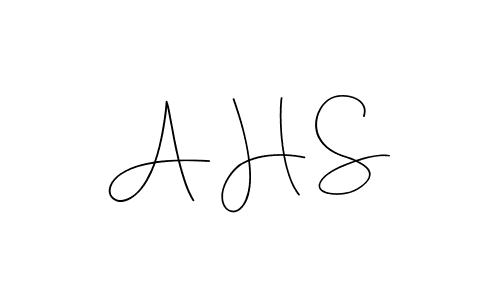 It looks lik you need a new signature style for name A H S. Design unique handwritten (Andilay-7BmLP) signature with our free signature maker in just a few clicks. A H S signature style 4 images and pictures png