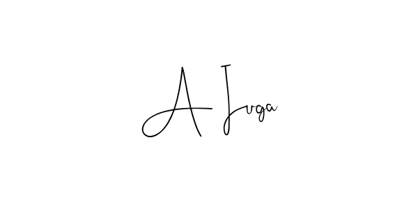 The best way (Andilay-7BmLP) to make a short signature is to pick only two or three words in your name. The name A Iuga include a total of six letters. For converting this name. A Iuga signature style 4 images and pictures png