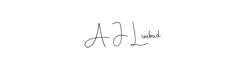 Also You can easily find your signature by using the search form. We will create A J Limbad name handwritten signature images for you free of cost using Andilay-7BmLP sign style. A J Limbad signature style 4 images and pictures png