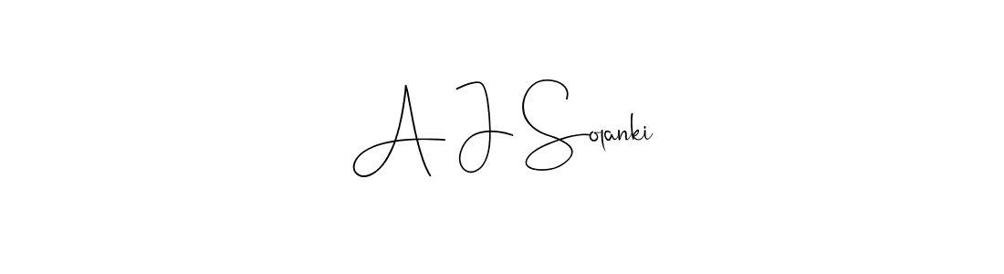 It looks lik you need a new signature style for name A J Solanki. Design unique handwritten (Andilay-7BmLP) signature with our free signature maker in just a few clicks. A J Solanki signature style 4 images and pictures png
