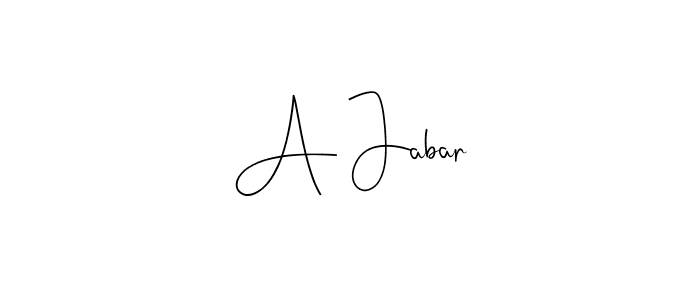How to Draw A Jabar signature style? Andilay-7BmLP is a latest design signature styles for name A Jabar. A Jabar signature style 4 images and pictures png
