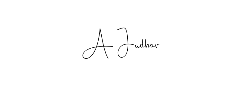 Similarly Andilay-7BmLP is the best handwritten signature design. Signature creator online .You can use it as an online autograph creator for name A Jadhav. A Jadhav signature style 4 images and pictures png