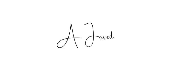 Also we have A Javed name is the best signature style. Create professional handwritten signature collection using Andilay-7BmLP autograph style. A Javed signature style 4 images and pictures png