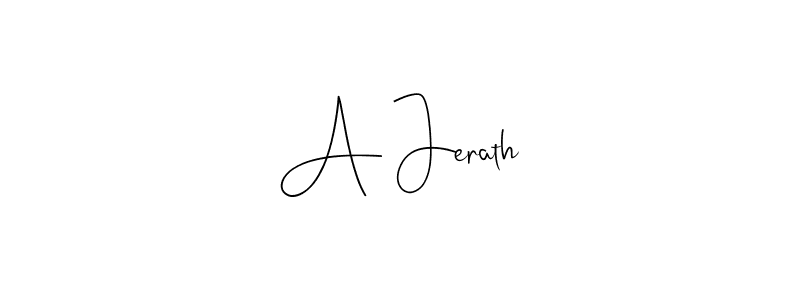 This is the best signature style for the A Jerath name. Also you like these signature font (Andilay-7BmLP). Mix name signature. A Jerath signature style 4 images and pictures png