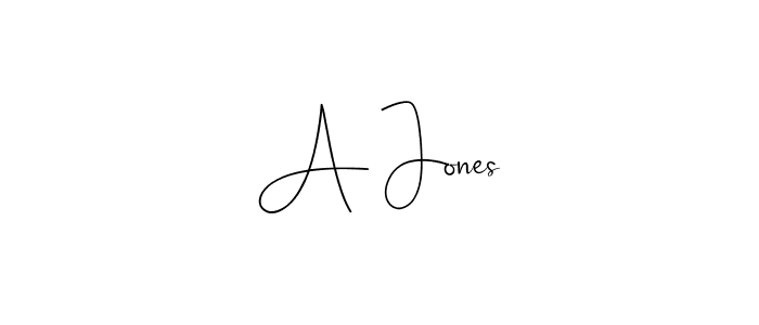 Also You can easily find your signature by using the search form. We will create A Jones name handwritten signature images for you free of cost using Andilay-7BmLP sign style. A Jones signature style 4 images and pictures png