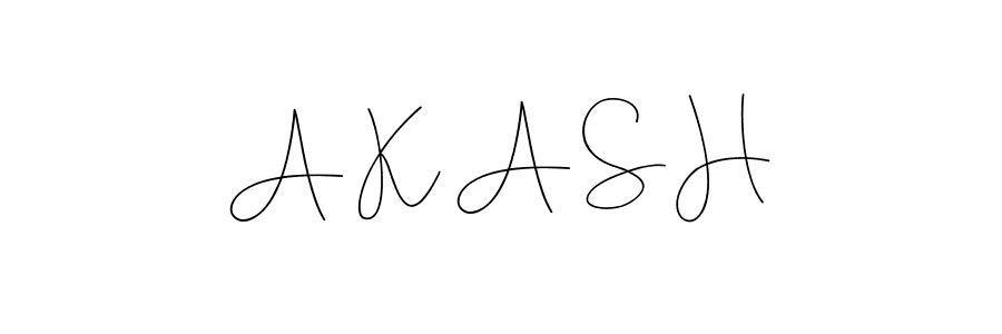 How to make A K A S H signature? Andilay-7BmLP is a professional autograph style. Create handwritten signature for A K A S H name. A K A S H signature style 4 images and pictures png