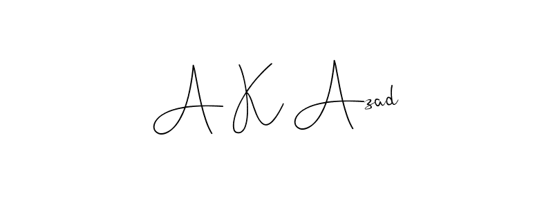 The best way (Andilay-7BmLP) to make a short signature is to pick only two or three words in your name. The name A K Azad include a total of six letters. For converting this name. A K Azad signature style 4 images and pictures png