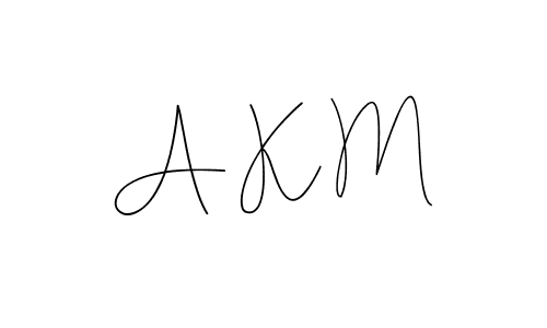 This is the best signature style for the A K M name. Also you like these signature font (Andilay-7BmLP). Mix name signature. A K M signature style 4 images and pictures png