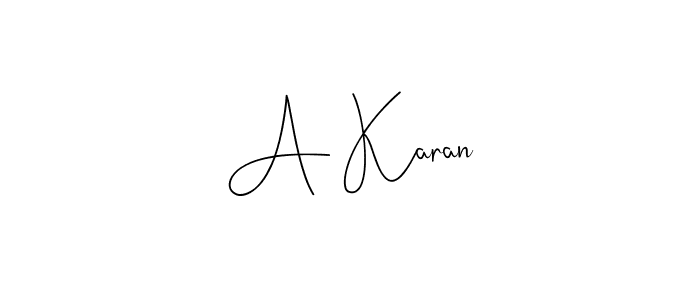 This is the best signature style for the A Karan name. Also you like these signature font (Andilay-7BmLP). Mix name signature. A Karan signature style 4 images and pictures png