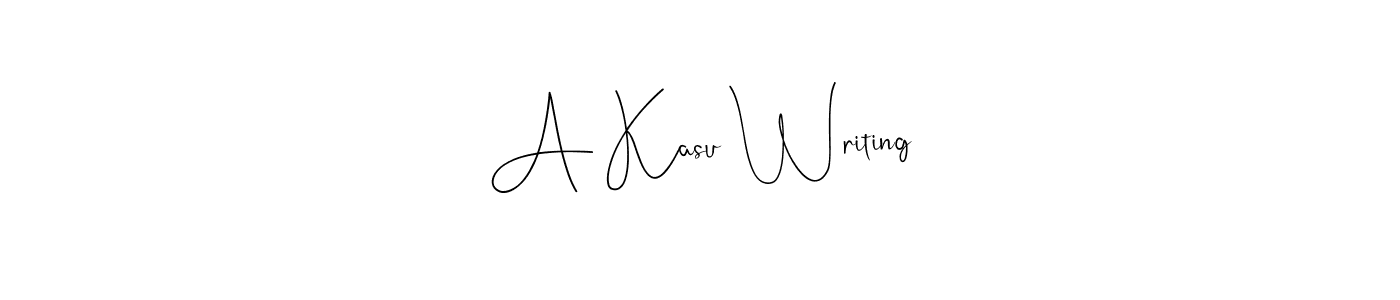Also You can easily find your signature by using the search form. We will create A Kasu Writing name handwritten signature images for you free of cost using Andilay-7BmLP sign style. A Kasu Writing signature style 4 images and pictures png