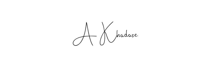 if you are searching for the best signature style for your name A Khadase. so please give up your signature search. here we have designed multiple signature styles  using Andilay-7BmLP. A Khadase signature style 4 images and pictures png
