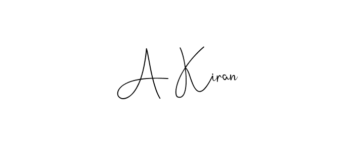 A Kiran stylish signature style. Best Handwritten Sign (Andilay-7BmLP) for my name. Handwritten Signature Collection Ideas for my name A Kiran. A Kiran signature style 4 images and pictures png
