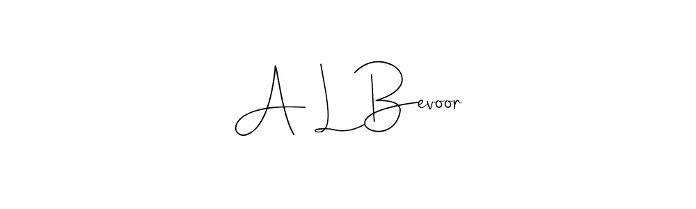 Once you've used our free online signature maker to create your best signature Andilay-7BmLP style, it's time to enjoy all of the benefits that A L Bevoor name signing documents. A L Bevoor signature style 4 images and pictures png
