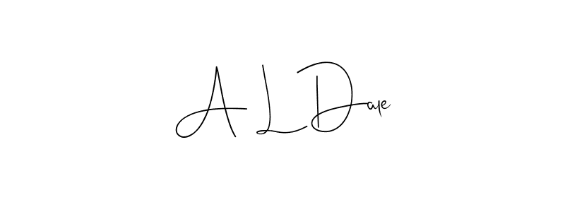 This is the best signature style for the A L Dale name. Also you like these signature font (Andilay-7BmLP). Mix name signature. A L Dale signature style 4 images and pictures png