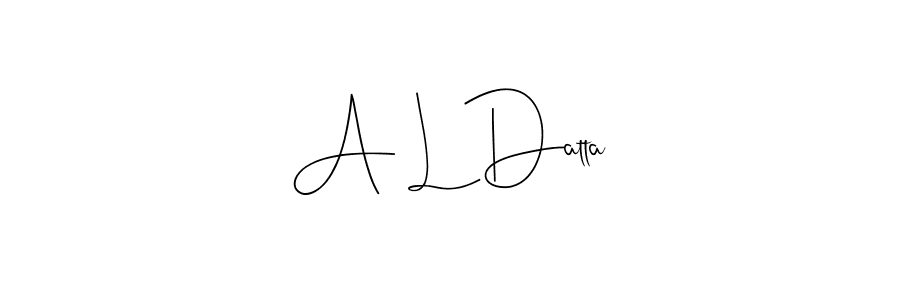 You can use this online signature creator to create a handwritten signature for the name A L Datta. This is the best online autograph maker. A L Datta signature style 4 images and pictures png