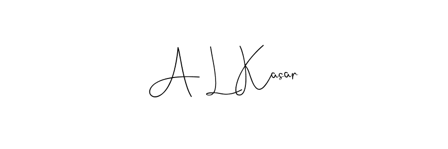 See photos of A L Kasar official signature by Spectra . Check more albums & portfolios. Read reviews & check more about Andilay-7BmLP font. A L Kasar signature style 4 images and pictures png