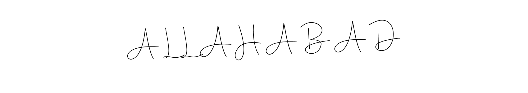 Best and Professional Signature Style for A L L A H A B A D. Andilay-7BmLP Best Signature Style Collection. A L L A H A B A D signature style 4 images and pictures png
