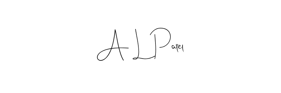 Also we have A L Patel name is the best signature style. Create professional handwritten signature collection using Andilay-7BmLP autograph style. A L Patel signature style 4 images and pictures png