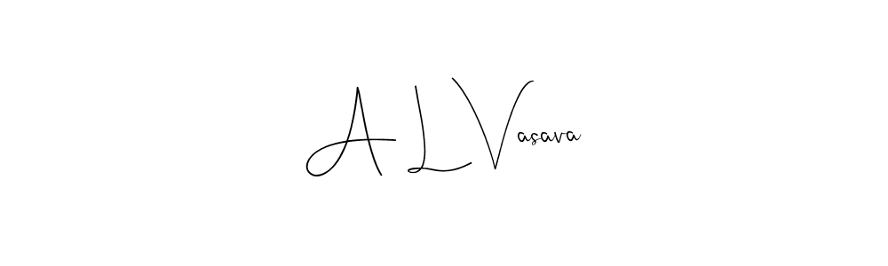 You can use this online signature creator to create a handwritten signature for the name A L Vasava. This is the best online autograph maker. A L Vasava signature style 4 images and pictures png