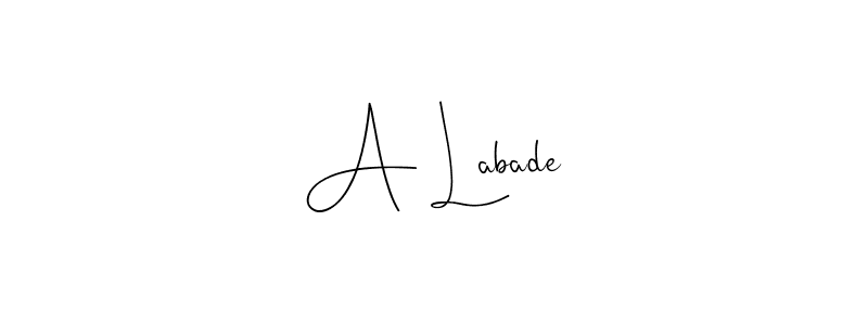 Make a beautiful signature design for name A Labade. Use this online signature maker to create a handwritten signature for free. A Labade signature style 4 images and pictures png