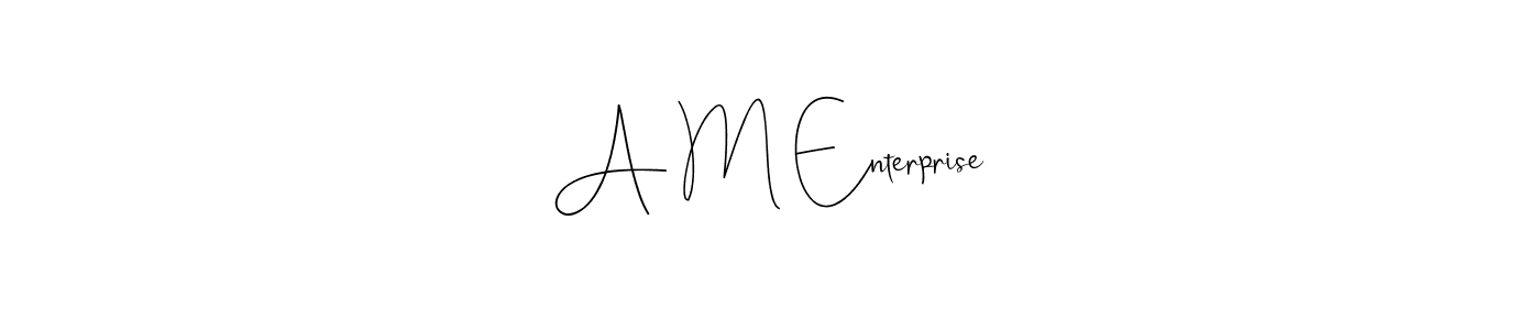 This is the best signature style for the A M Enterprise name. Also you like these signature font (Andilay-7BmLP). Mix name signature. A M Enterprise signature style 4 images and pictures png