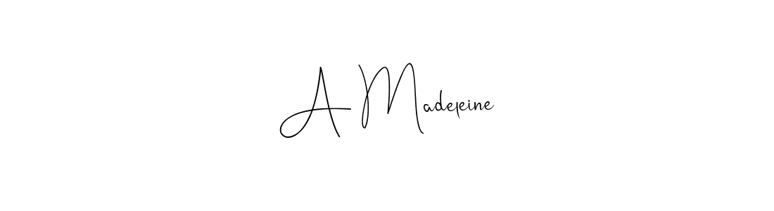 How to Draw A Madeleine signature style? Andilay-7BmLP is a latest design signature styles for name A Madeleine. A Madeleine signature style 4 images and pictures png